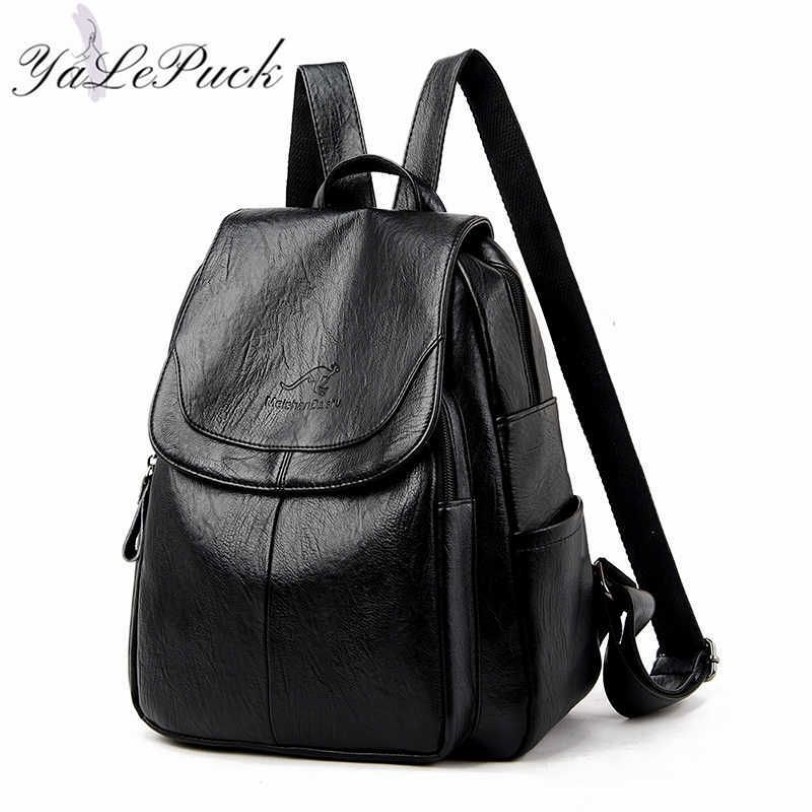 2022 Luxury Brand Women Backpack High Quality Leather Backpacks Travel Backpack Fashion School Bags for Girls mochila feminina206l