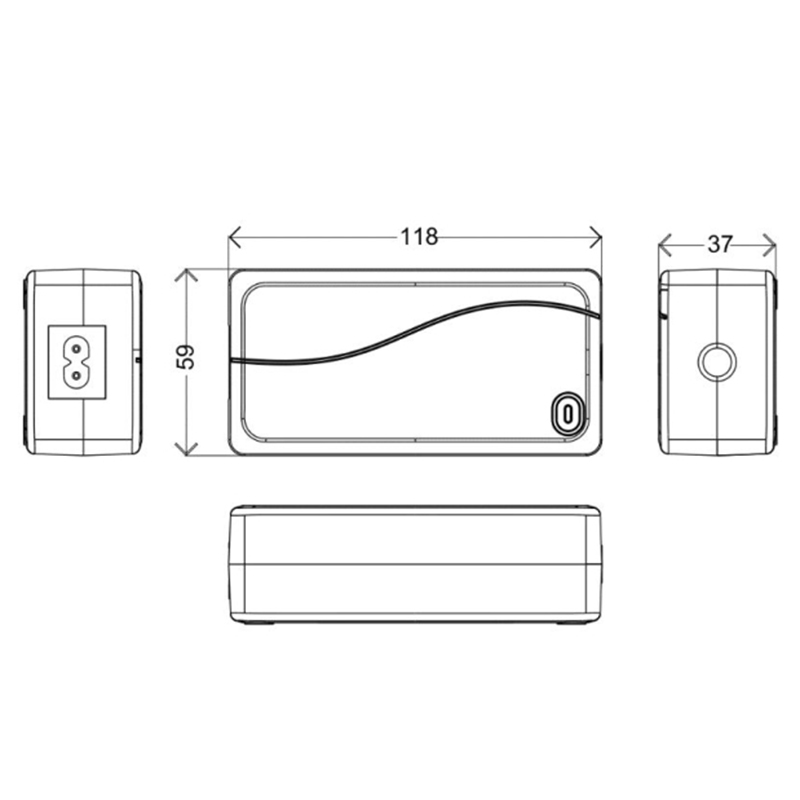 Fixation de meubles Sortie universelle AC100-240V DC29V1.8A Adaptateur d'alimentation à découpage Alimentation Fauteuil inclinable Alimenté Partie de mouvement Kits de réparation de canapé inclinable électrique