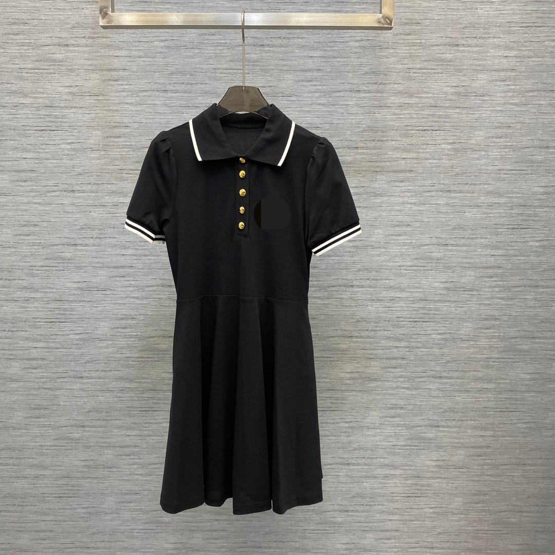 2218 XL 2024 Milan Runway Dress SPring Summer Short Sleeve Above Knee Brand Same Style Womens Dress Fashion High Quality weilanB58