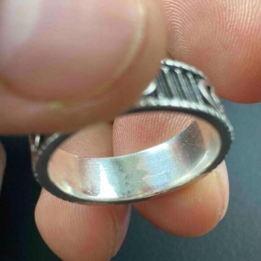 Nieuwe Klassieke Roestvrij Staal Gouden Liefde Getrouwd Verlovingspaar Ring voor Vrouw Man Modeontwerper Eeuwige Liefde Sieraden voor Women263n
