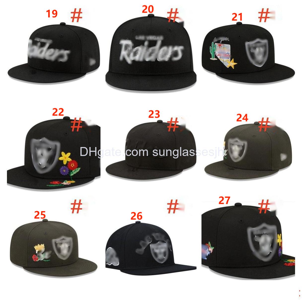 Ball Caps All Teams Logo Basketball Snapback Baseball Snapbacks Unisex Designer Hat Cotton Embroidery Football Hats Hip Hop Sports O Dhnad