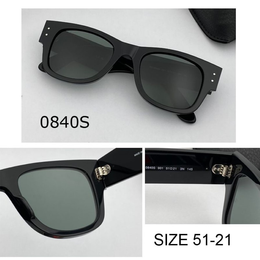 최신 Square UV400 남성 여성 브랜드 디자인 최고의 품질 UV 보호 태양 안경 여행자 Oculos de Sol Classic 0840227R
