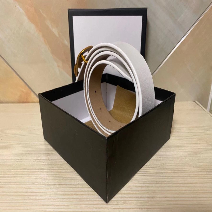 Nouvelle ceinture féminine de haute qualité classique Largeur entière 3 0cm belle figure Femme ceinture en cuir avec boîte cadeau