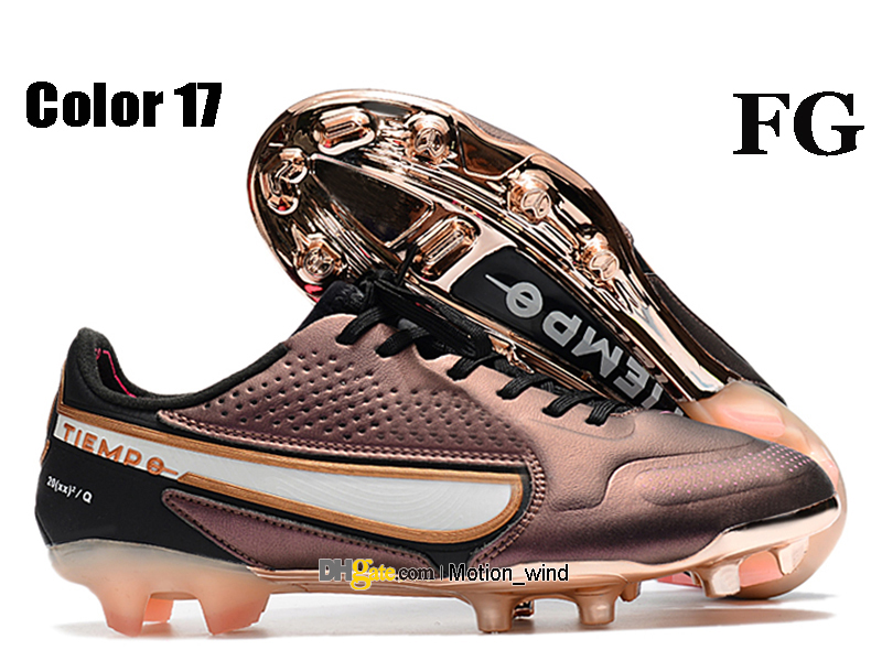 Sac cadeau Bottes de football haute cheville pour hommes Tiempos IX Elite FG Crampons de terrain ferme Neymar ACC Legends 9 Chaussures de football Top Entraîneur extérieur Botas De Futbol