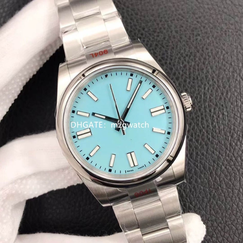 EWF Man Watches Maszyna automatyczna 3230 Ruch Rozmiar 36 lub 41 mm 904L drobna stalowa szafir szklana szwajcarska lodowa błękit Bluow263J