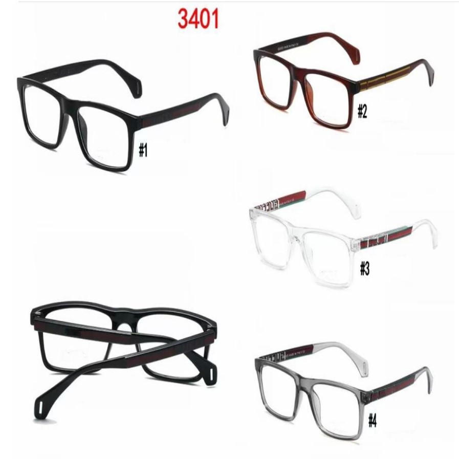 Occhiali da sole di buona qualità occhiali classici nuovi grandi montatura donna uomo occhiali da sole quattro stagioni accessori popolari occhiali 3401219S