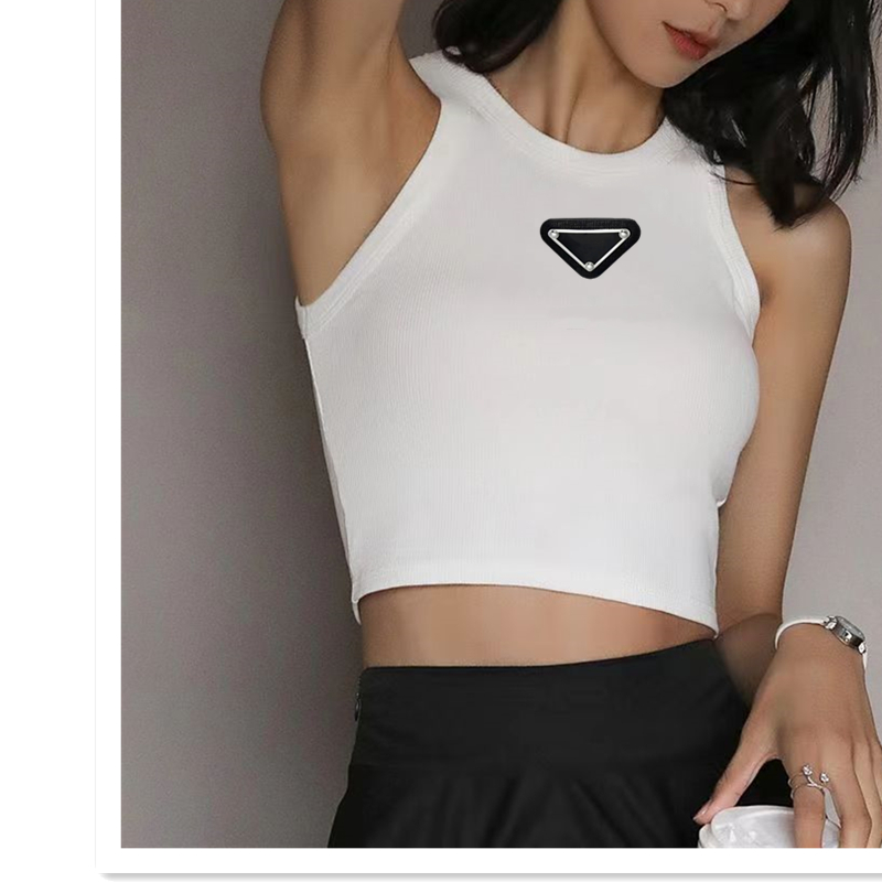 diseñador de punto para mujer camisetas de punto de lujo sin mangas suéter de moda verano vestido de especias tops para mujer ropa de mujer limpieza de tubos de verano