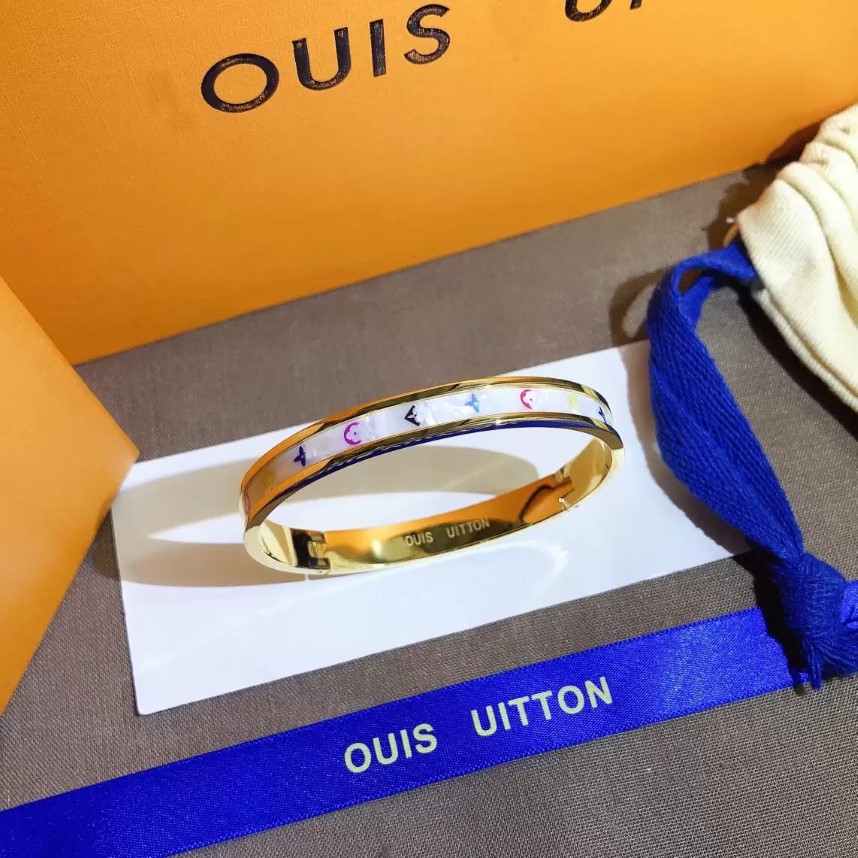 Europa Ameryka Styl mody Bracelets Kobiety Bankle Luksusowa projektant biżuterii 18K Gold Splated Stali Stal Miłośnicy ślubne Prezent BA255B