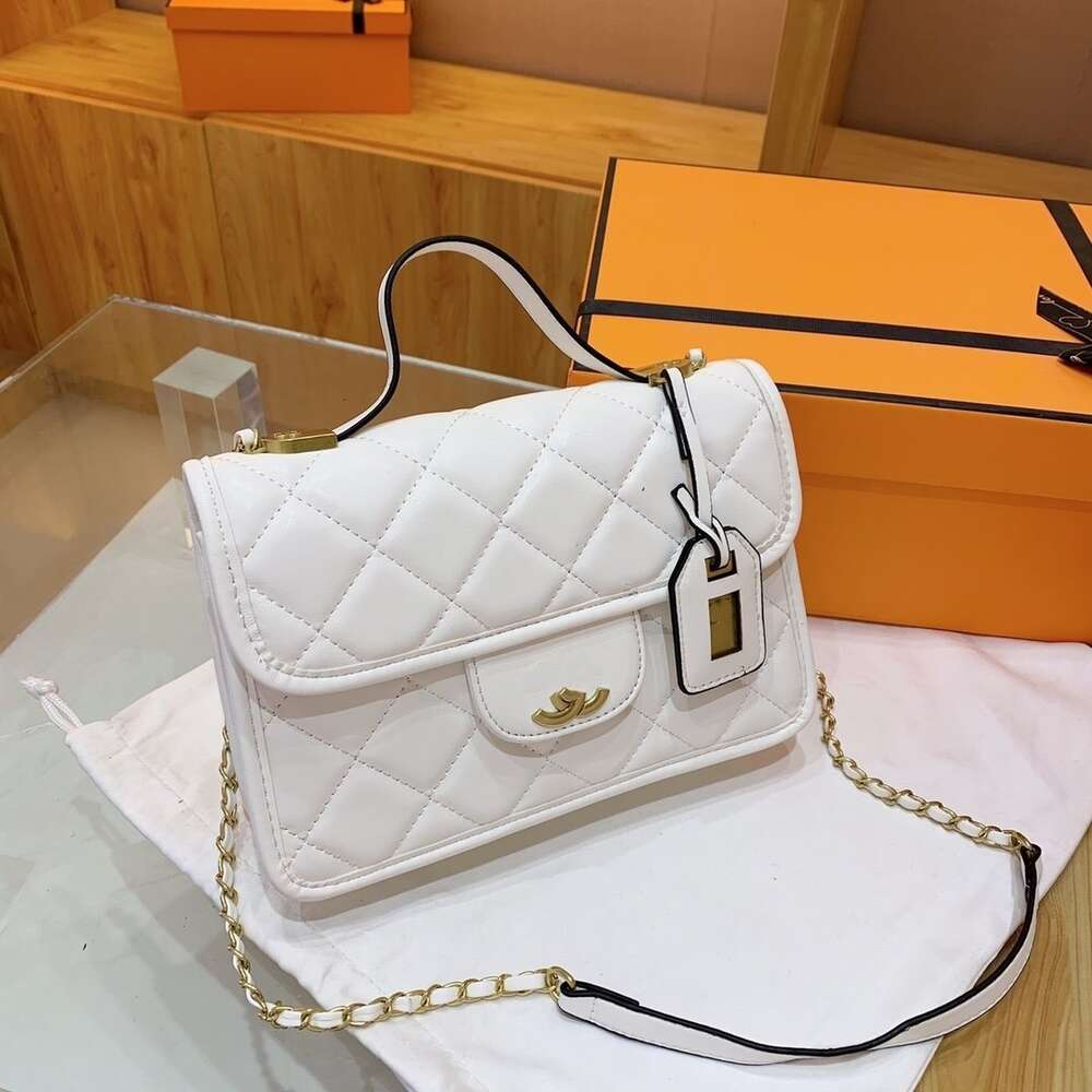 Designer All-in-One Bag for Women High End Fashion Handheld Bag Women New Spring/Summer Small Fragrant Wind Lingge Square Crossbody