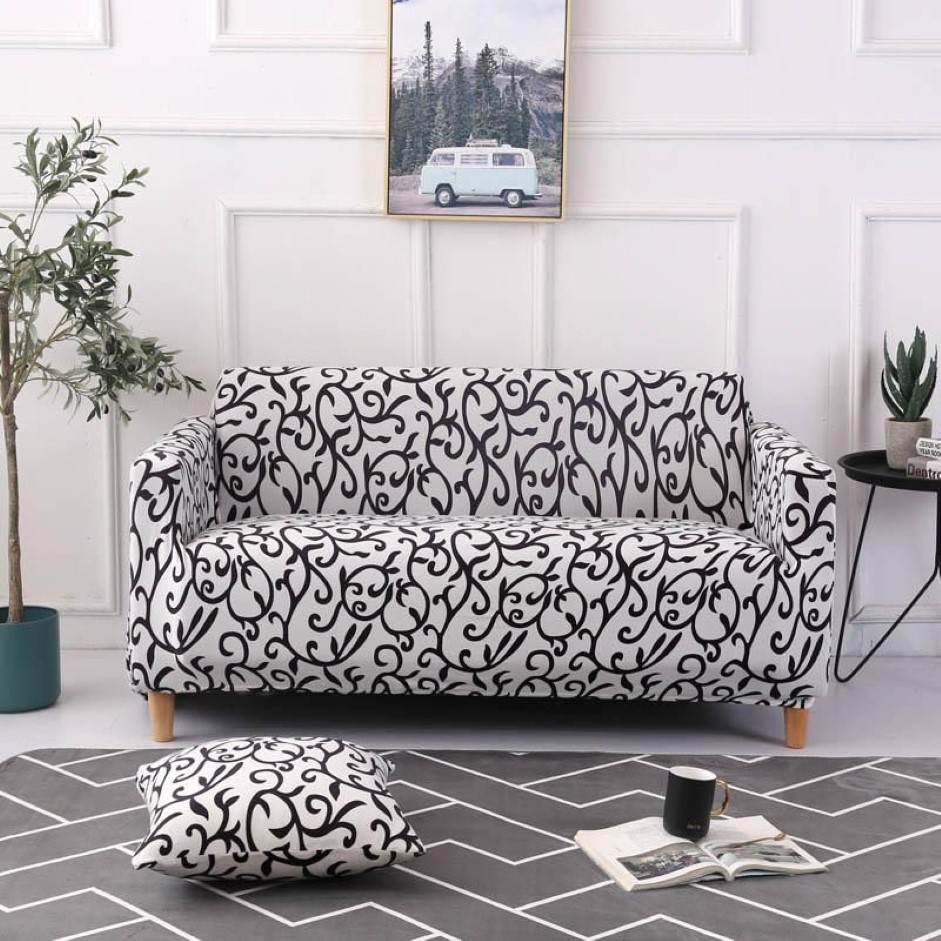 53 Sofa cover Cotton All-inclusive Chair Couch Cover Elastic Sectional Corner Sofa Covers for Pets Home Decor254g