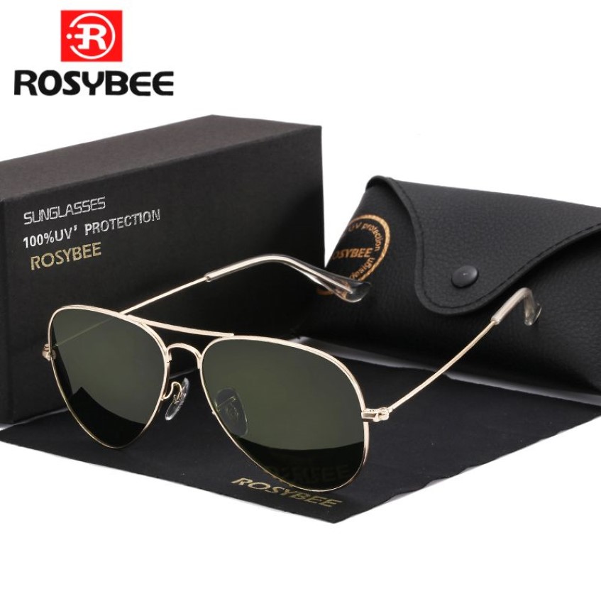 High Quality G15 Glass Len Men Sunglasses UV400 tion Brand Classic Mirror Male Vintage Banned Man Sun Glasses 220317250z