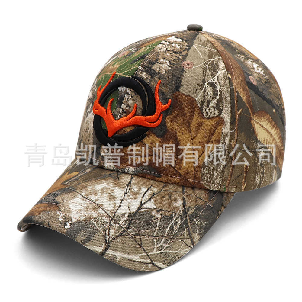 Nouveau petit cerf Animal brodé langue de canard chapeau camouflage Sports de plein air chapeau de Baseball