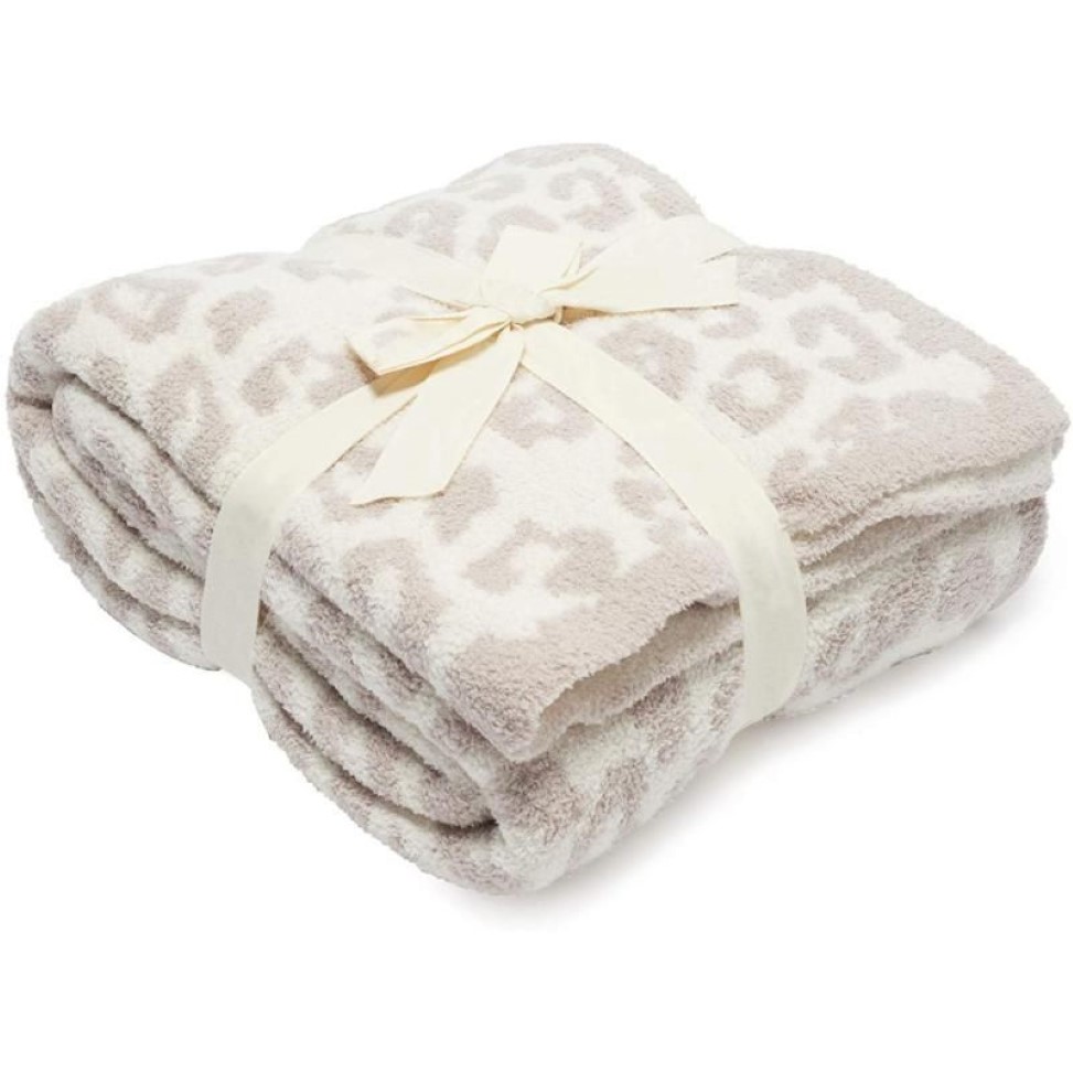 Filtar Leopardtryck soffa filt cheetah sammet luftkonditionering lämplig för luftkonditionering213v