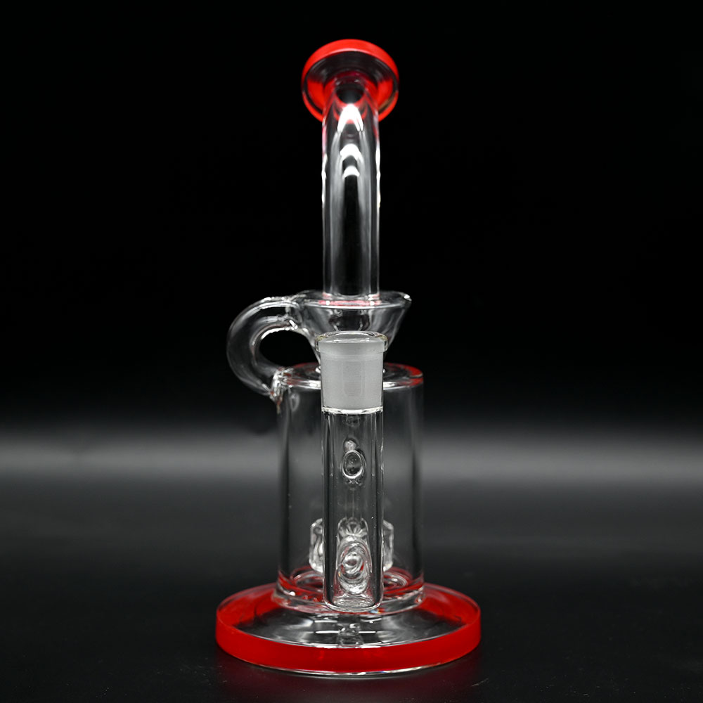 8.2in, Glas Perkolator Bong, Recycler -Glas -DAB -Rigs mit Quarzknaller, Farbwinkelglasrohre, Borosilikatglaswasserrohre, Glasschiffe, Raucherzugriffszugriffszugriffe