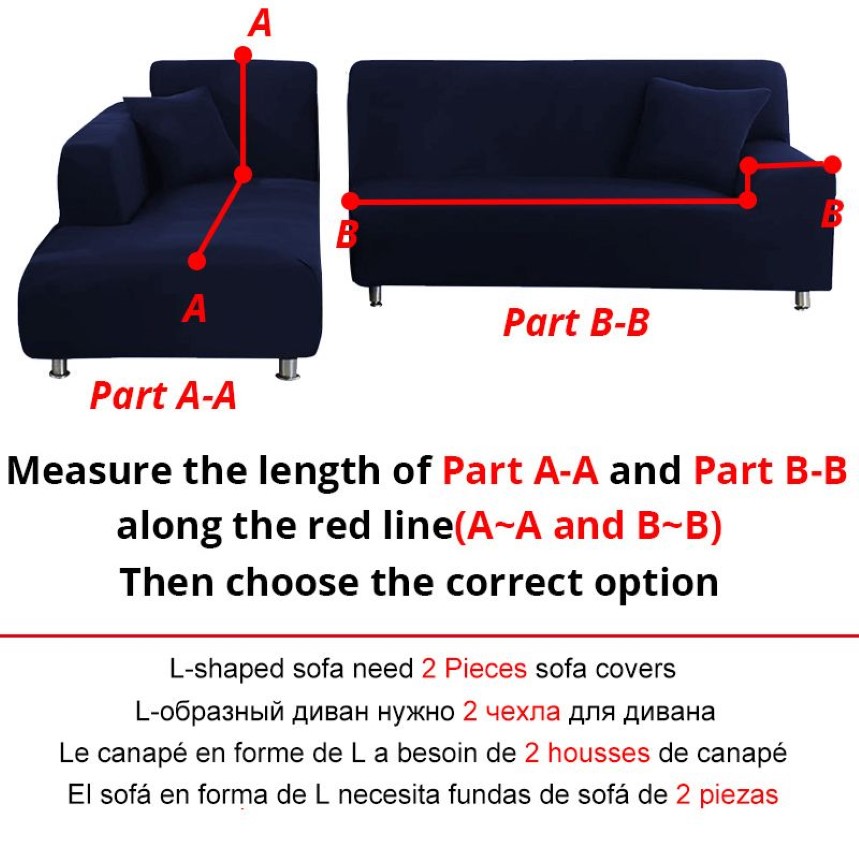 Funda de sofá de felpa de terciopelo en forma de L para sala de estar muebles elásticos funda de sofá Chaise Longue funda de sofá esquinero elástica 210317287u