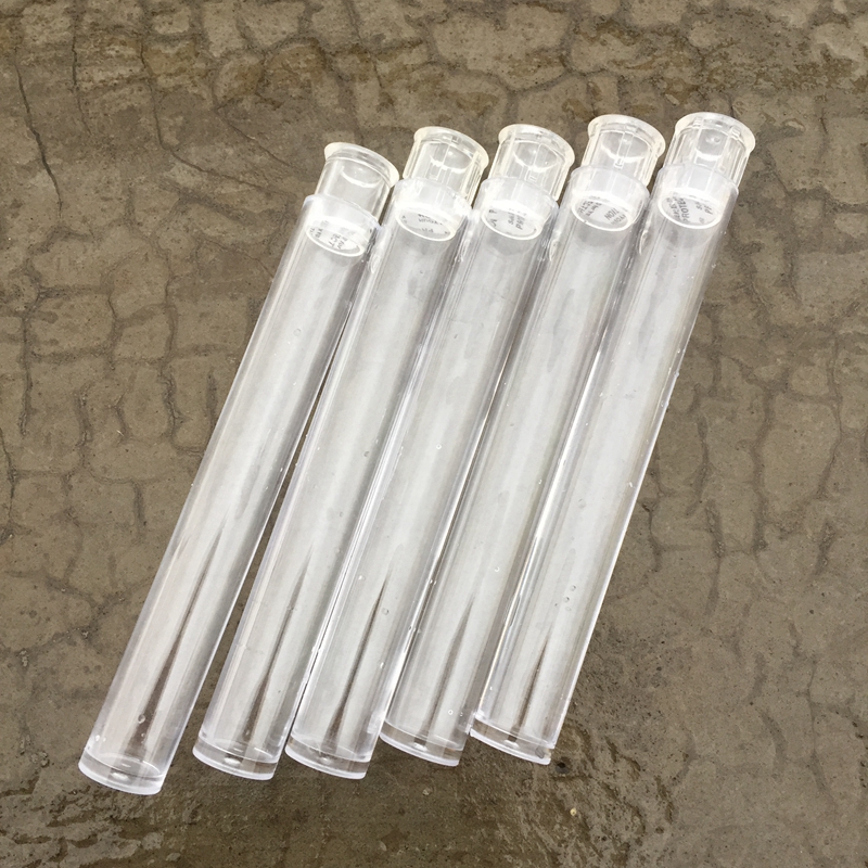 Fumeur Cristal Acrylique Couverture Herbe Sèche Tabac Préroulé Cigarette Porte-Cigare Étui De Rangement Portable Joint Cylindre De Stockage Bouteille Récipient De Poche Résistant À L'humidité