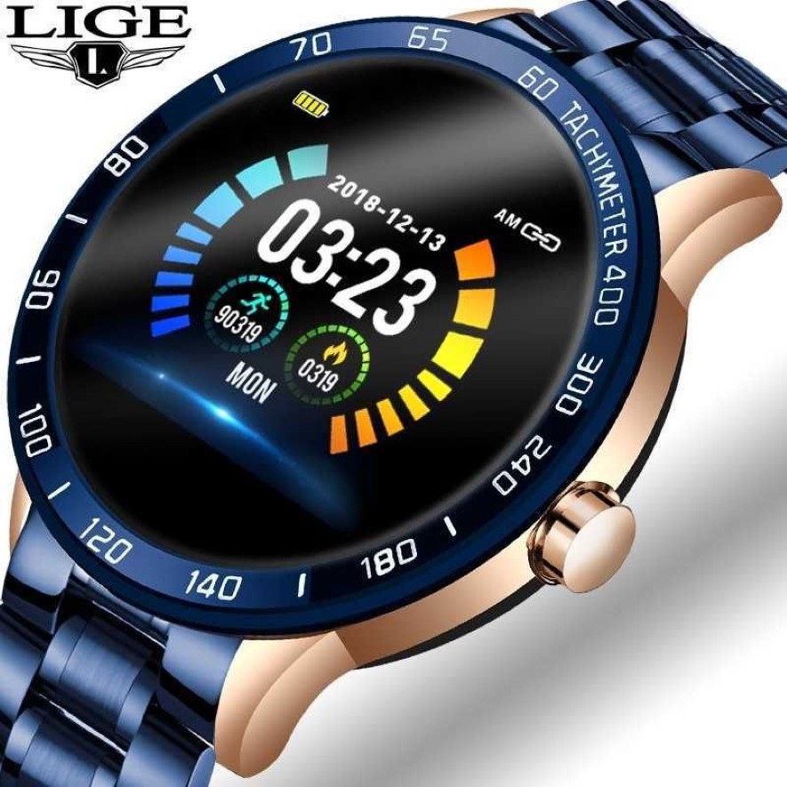 Orologi da uomo Moda Smart Sport Orologio da uomo Orologi Bluetooth Orologio da polso elettronico digitale uomo Orologio da polso maschile Wo2971