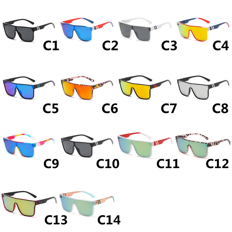 Gafas de sol clásicas para hombre y mujer, gafas de sol planas para conductor, gafas de sol deportivas con espejo para hombre, gafas de tendencia para conducir, gafas para pescar