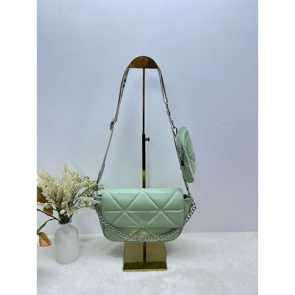 Дизайнерская пригородная сумка для женщин, минималистичная однотонная вышивка, новая модная весенняя текстура, повседневная портативная сумка через плечо