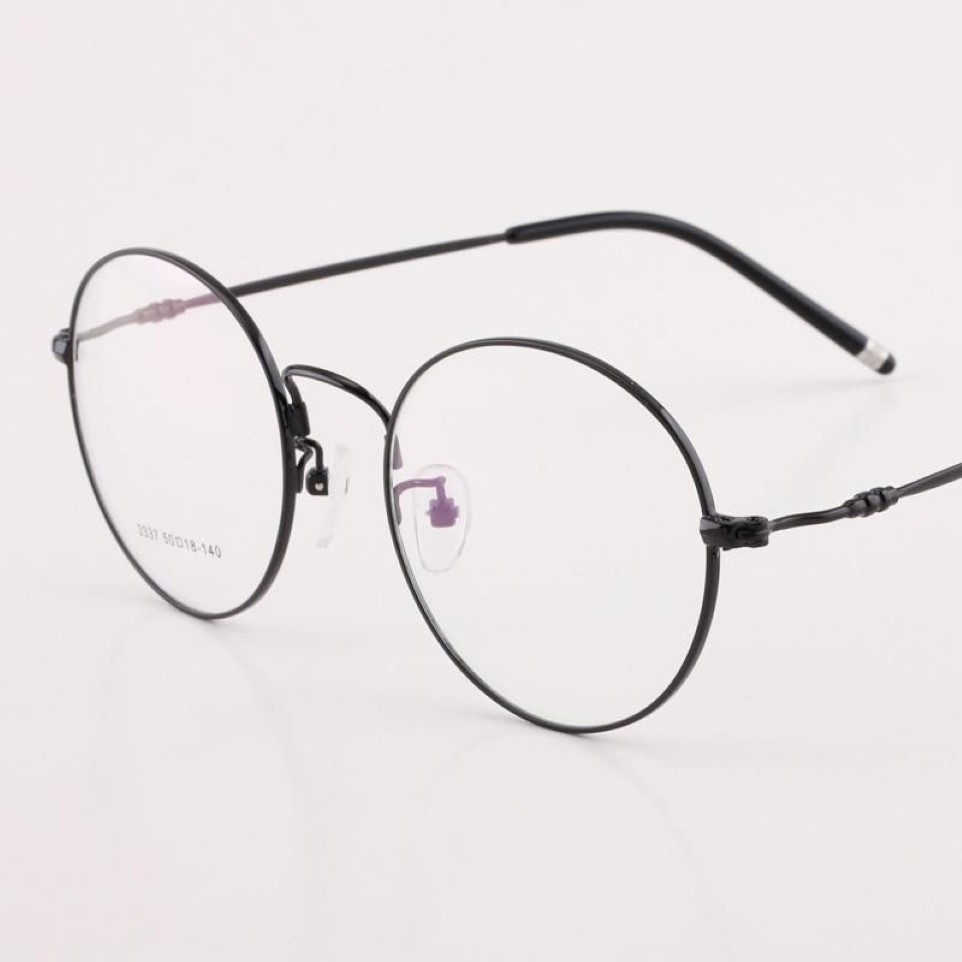 Fashion Sunglasses Frames Veshion Round Glases Man Woman Vintage Eye Glasses Retro Alloy Transparent Clear Eyewear Prescription Po282S