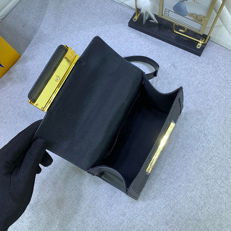 DAUPHINE CAPITAL GLEYS FLIP -Tasche Designer Handtasche Frauen Luxus Crossbody Umhängetasche Mode -Umhängetaschen Klassische braune schwarze Handtaschen