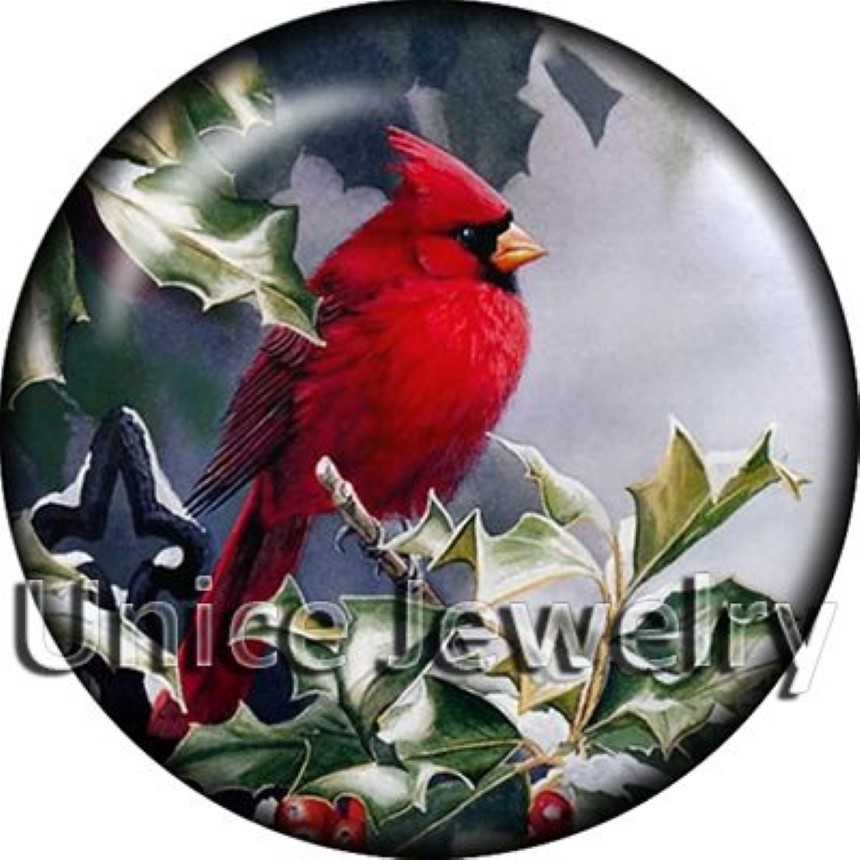 AD1302630 12 18 20mm Snap On Charms for Bracelet Necklace DIY Findings Glass Snap Buttons bird Design noosa jewelry makin3055