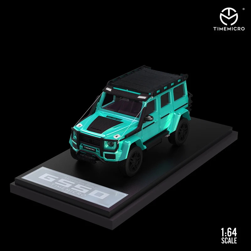 Time Micro 1 64 G550 Starry Violet figuur Legering Diecast Model Auto Collectie Display 240306