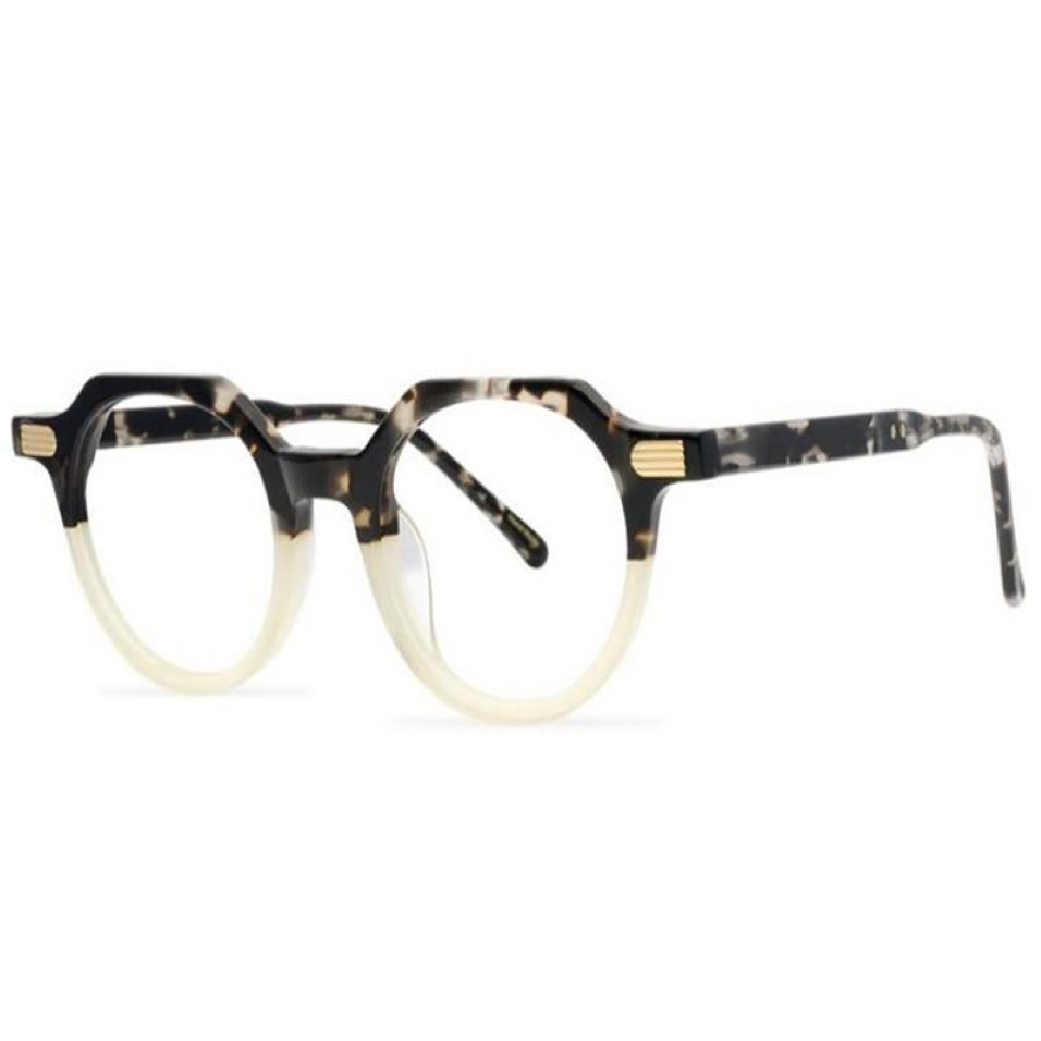 Montature occhiali da sole alla moda Designer di marca Occhiali da vista in acetato Montatura vintage da uomo con montatura completa Occhiali da vista Lenti trasparenti Miopia Eyegl335m