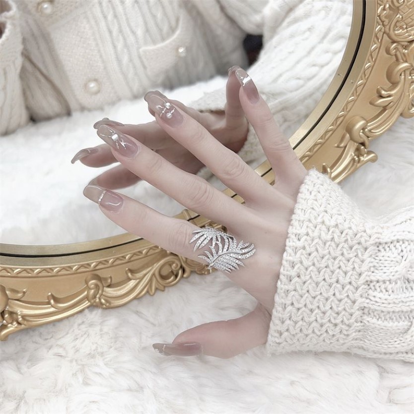 2022 Brand Top Sell Wedding Rings 925 Sterling Silver Pave White Sapphire CZ Diamond GemStones Party Löfte kvinnor Engagemang Open228b