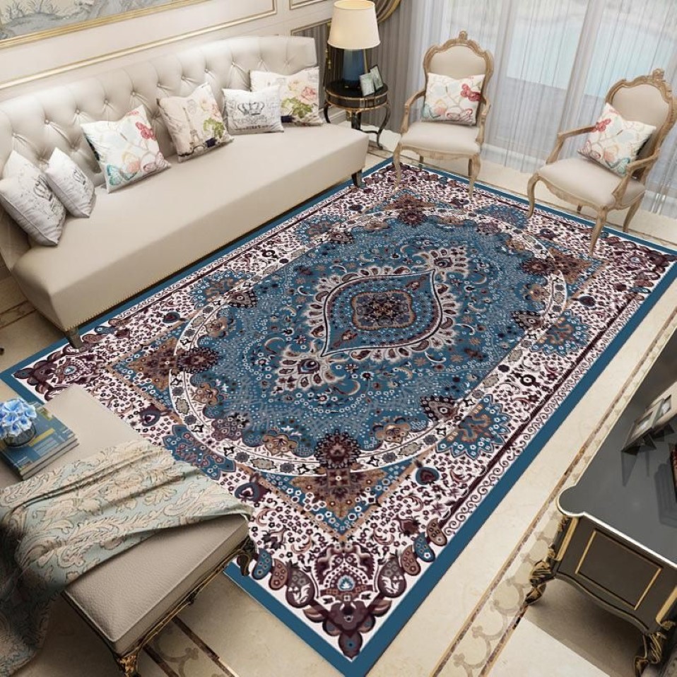 Tapis Er Boho Style persan grand pour salon décor à la maison géométrique grand tapis chambre ethnique sol Mat256V