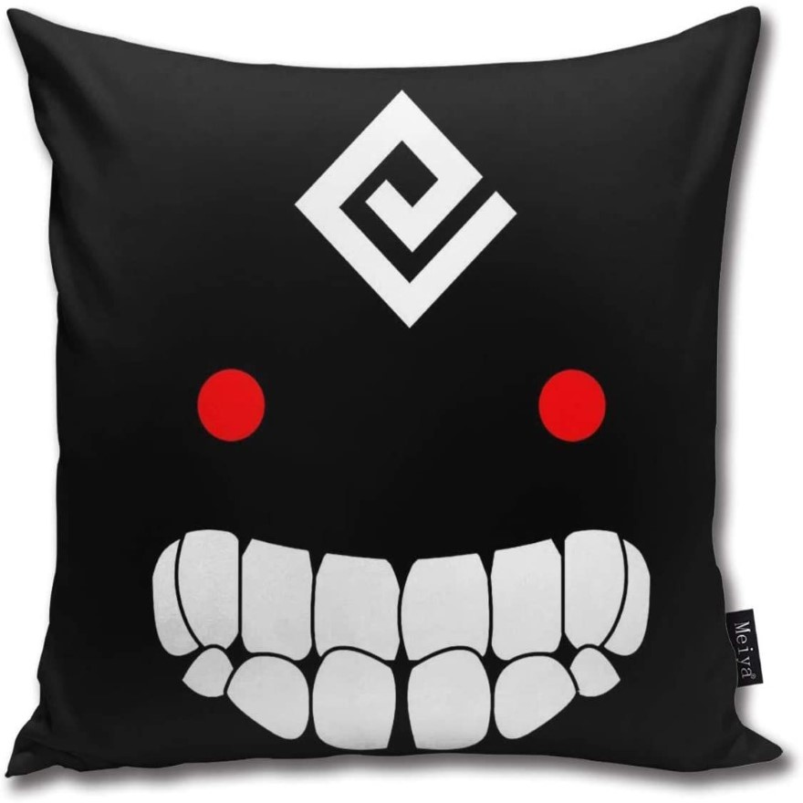 BLUETOP Black Spirit Black Desert Online Pillow Cover 18 x 18 Inch Winter Holiday Farmhouse cotton Cushion Case Decoration for So280Z