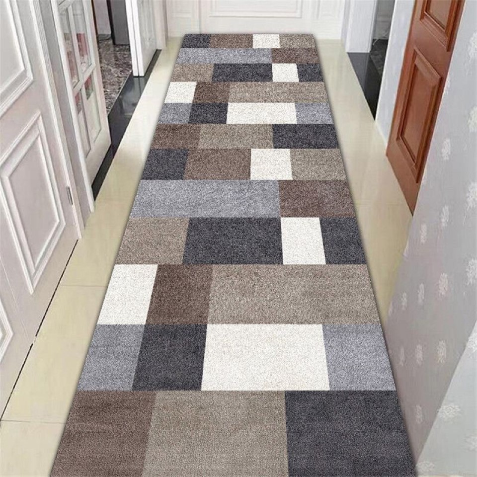 Alfombra de escalera larga, alfombra nórdica para el hogar, dormitorio, pasillo, pasillo, alfombra geométrica para el suelo, alfombras para ventana y cabecera Y200527257V