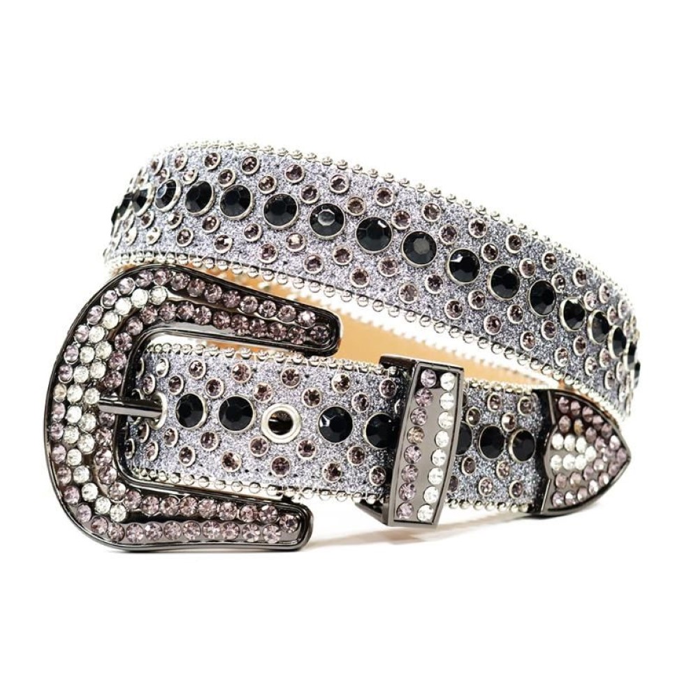 Paski Cowgirl Cowboy Crystal Rhinestones moda luksusowy pasek diamentowy pasek dla kobiet mężczyzn szeroko zakuczowy dżinsy 2382