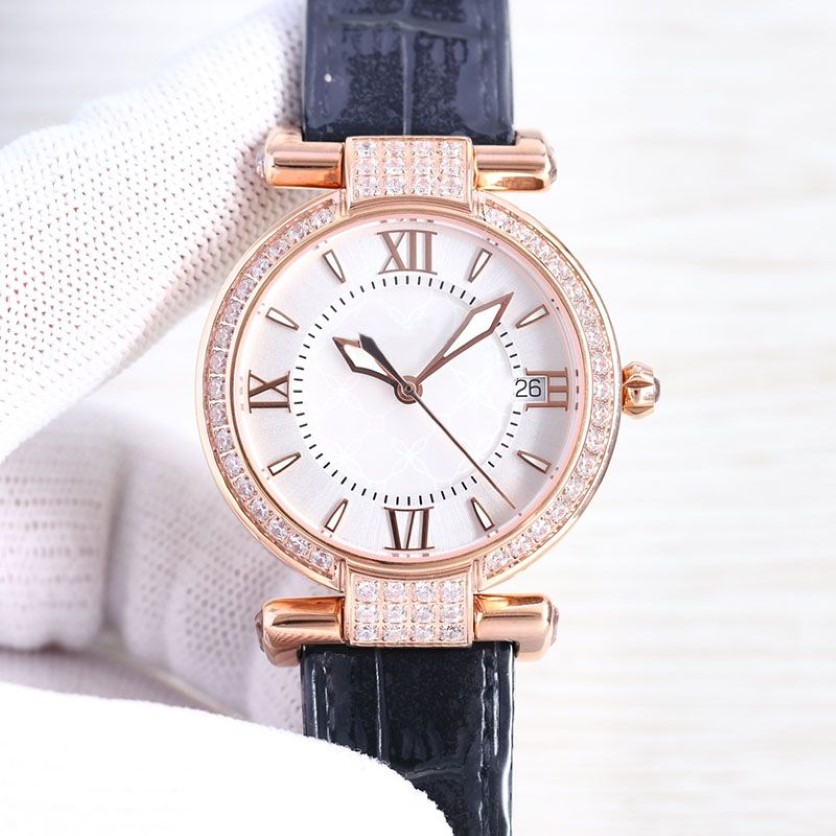 女性は自動機械式ムーブメント腕時計36mmクラシックビジネス腕時計ステンレス鋼ケースモントルデュラックス2592を見る