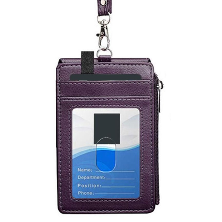 Porta carte Porta carte Tracolla con cordino Badge Personale ID Bus Stazionario Papelaria Forniture ufficio2967