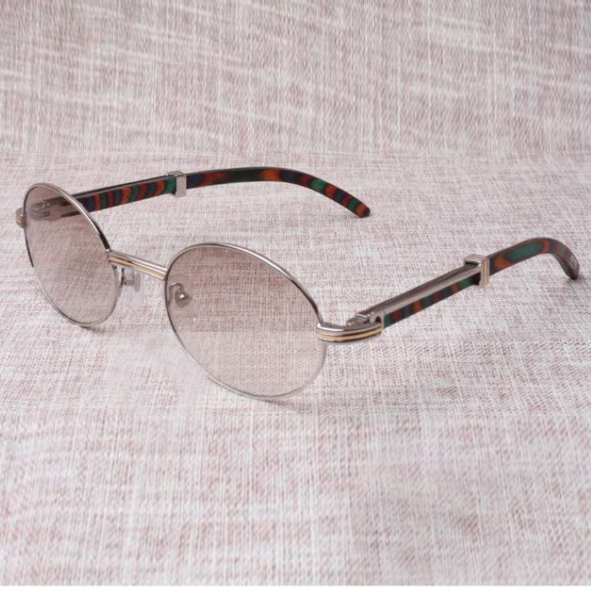 Drewniane okulary przeciwsłoneczne 7550178 z drewnianymi nogami i soczewką 55 mm 299p