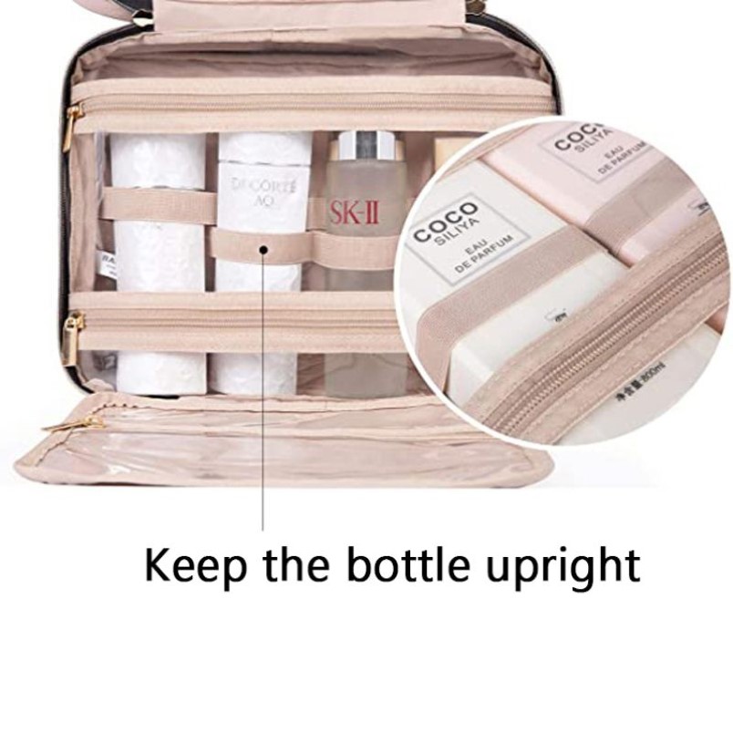 Sac de maquillage haute capacité sac de voyage suspendu sacs de rangement de toilette imperméables Kit de voyage dames sac cométique organisateur 220421285K