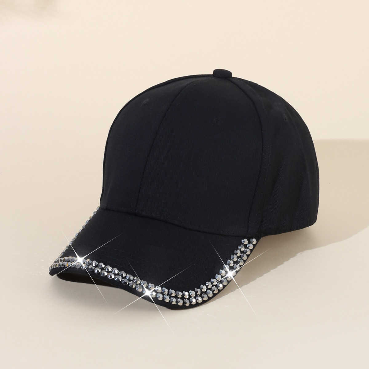 Chapeau Femmes Canard Langue Chapeau Été Mode Polyvalent Parasol Chapeau Édition Coréenne Eau Diamant Étoile De Mer Printemps Loisirs Tendance Baseball Chapeau