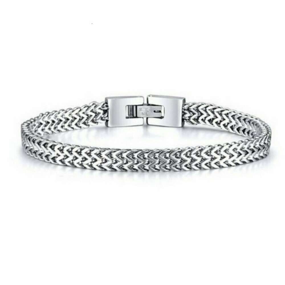 New Men's Personalized Stainless Steel Charm Bracelet Chinese Style Three Color Options