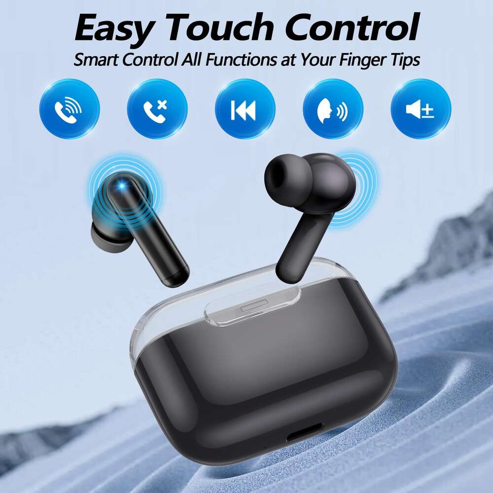Беспроводные наушники с микрофоном для iPhone, стереогарнитура P3+ Deep Bass Hi-Fi
