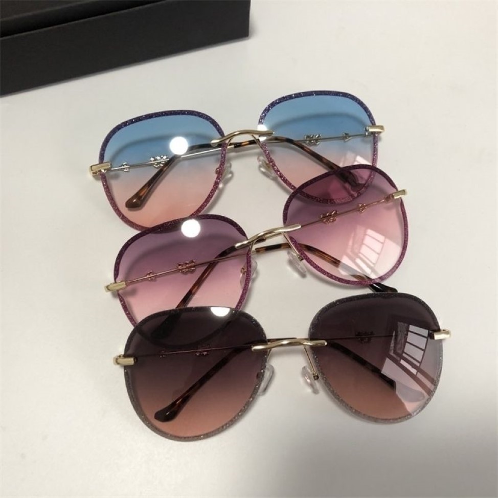 Tendance lunettes de soleil diamant femme Imitation s dégradé couleur UV400 femmes 220221287v