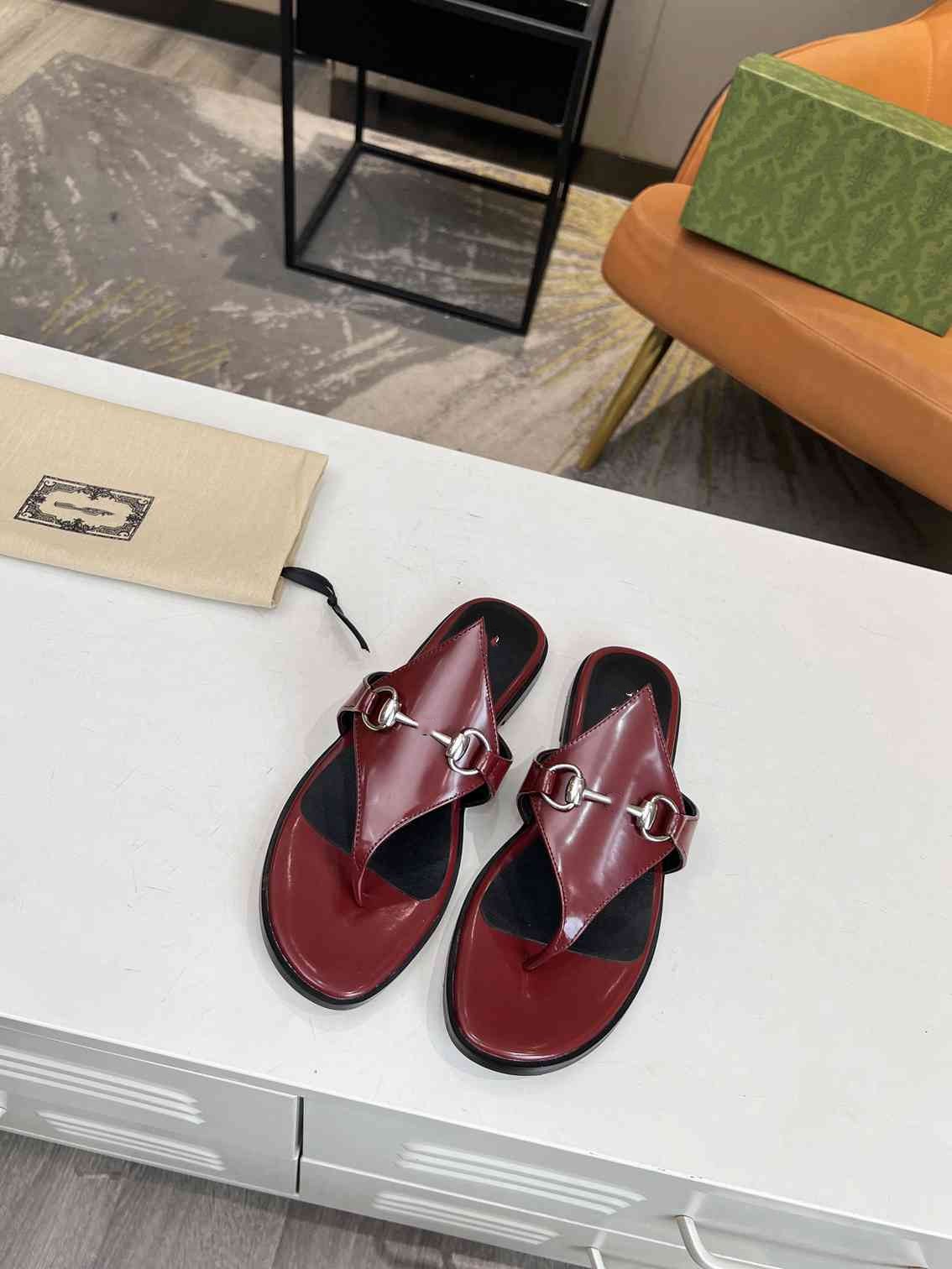 30Model 2024 Summer Luxury Izmir Designer Sandals Shoes For Women Calfskin Leather Slip On Comfort Footwear Beach Slide Walking Boy's Flip Flops Sandalias EU35-42