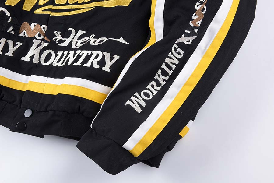 Chaquetas prendas de vestir exteriores Kapital Country Hombres Bordado Pesado Fabic Abrigos gruesos Abrigo acolchado con cremallera para hombres Casual Tamaño grande Sudaderas con capucha casuales Tops