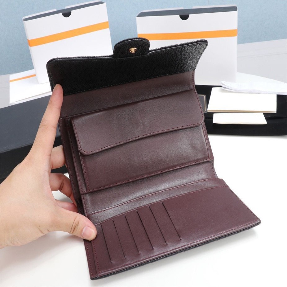wysokiej jakości oryinel skórzany portfel męski z luksurami projektanci portferzy portfel damski portfel Purese Karta kredytowa paszport H301B