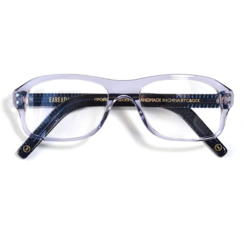 Mode Sonnenbrillenrahmen Kingsman Acetat Klare Brillengestell Vintage Quadratische Brillen Transparent Grau Für Männer Bla222d