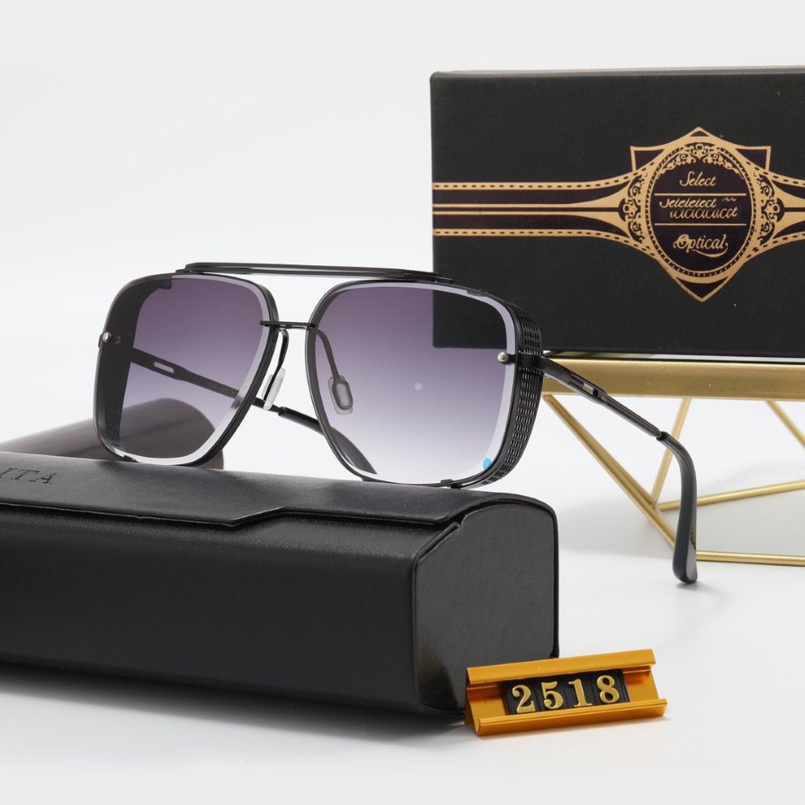 2023 lunettes de mode nouveau Mach six Style dégradé pilote lunettes de soleil hommes femmes Vintage marque Design uv400 lunettes de soleil DITA240A