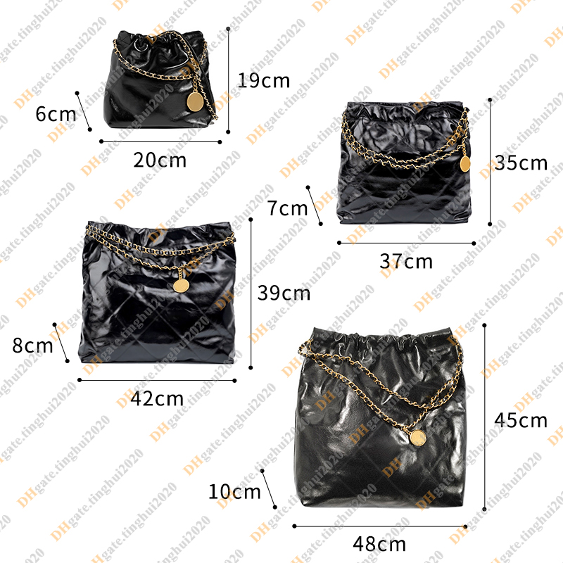 Ladies Fashion Casual Designe Luxury 22 Bag Cowhide Chain Bag Shoulder Bag TOTE Crossbody Handbag Top Mirror Quality AS3262 AS3261 AS3260 AS3980 4 Size Purse Pouch