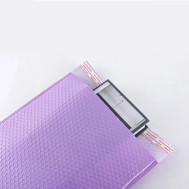 Purple Foam Envelope Bags Self Seal Mailers Padded Shipping Envelopes With Bubble Mailing Packages Black Padding Foil Courier Bag 5 Sizes Poly Plastic Waterproof