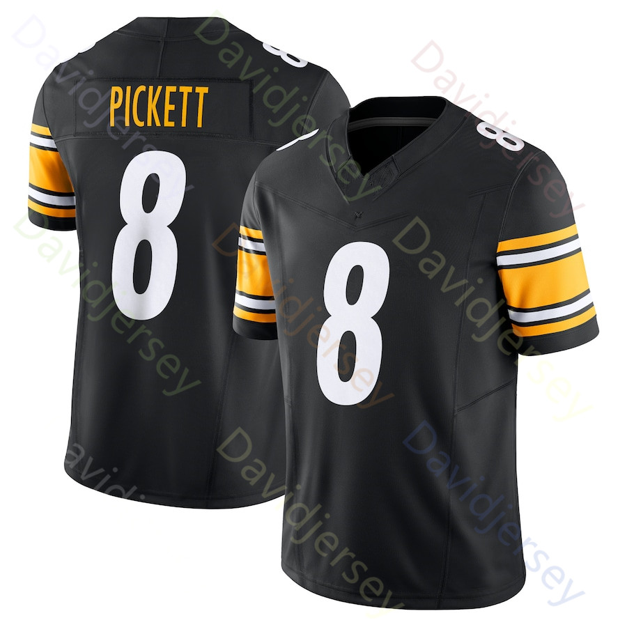 Custom Football Jersey Patrick Queen Wilson Harris T. J. Watt Fitzpatrick Pickens Warren Porter Robinson II Justin Fields Johnson Trubisky Freiermuth Youth Women 4XL