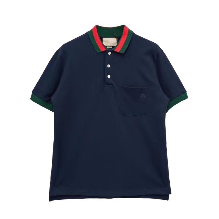 Polo de marque de créateur T-shirt haut 24 nouveau polo d'affaires à manches courtes g